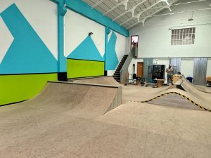 rampas del interior del nido skate house