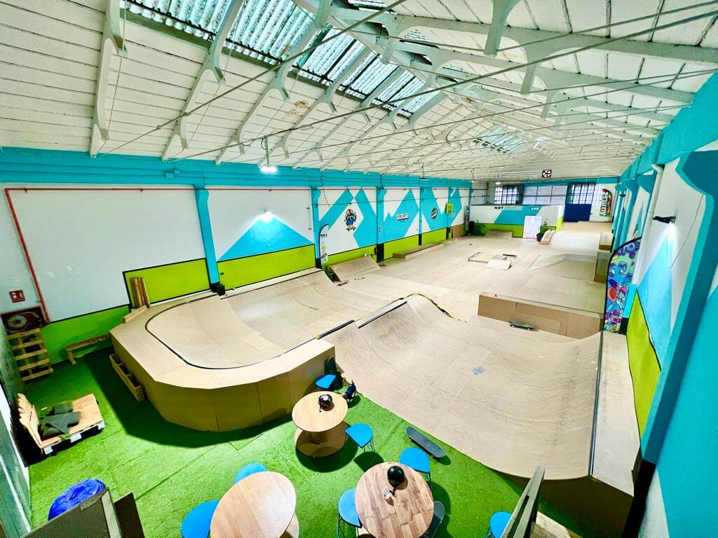 espacio indoor skatepark nido skate house